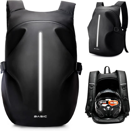 Motorcycle Backpack,Waterproof Helmet Backpack for Men,Motorcycle Accessories,Travel Backpack